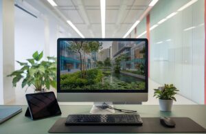 e-Content Built-in Video Background